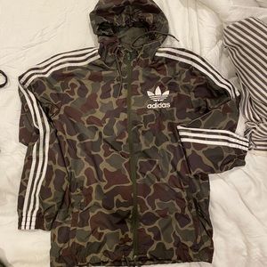 Adidas camo windbreaker